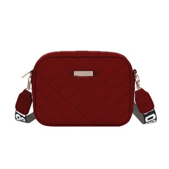 ladies Bag Rhombus Crossbody Bag Women's Red Storage Bag Shoulder Mobile Phone Bag