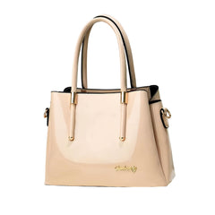 Xshe Handbag for Women Glossy Finish Shoulder Bag with Zipper Closure For Daily Use