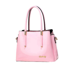 Xshe Handbag for Women Glossy Finish Shoulder Bag with Zipper Closure For Daily Use