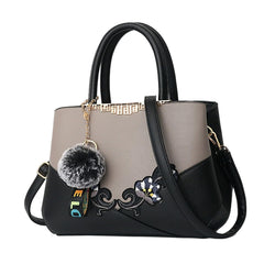 Xshe Women Stylish Handbag – Medium Soft Tote with Zipper Closure & Multi-Pocket Interior