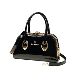 Xshe Women's Luxury Handbag | Diamond Lock & Chain Detail | Elegant Shoulder & Messenger Purse