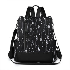 Xshe Women's Floral Backpack – Breathable Travel Bag with Soft Build and Smart Storage