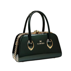 Xshe Women's Luxury Handbag | Diamond Lock & Chain Detail | Elegant Shoulder & Messenger Purse