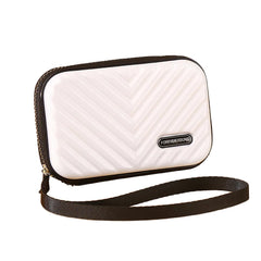 Women's Card Holder V Shape Multi-Card Slot Coin Purse Short PVC Wallet Zipper Bag
