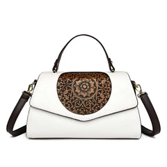 Xshe Women Elegant Retro Handbag – Large Capacity Cover-Style Shoulder Bag