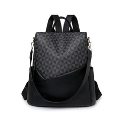 Xshe Women's Backpack Printing Fashionable all-Match Ladies Bag