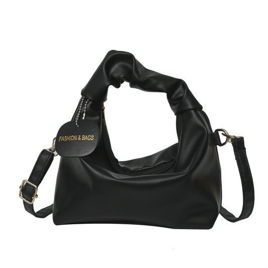 Women's Portable Pleated Bag Trend Fashion Girl Shoulder Bag Simple Mobile Phone Coin Purse Messenger Bag