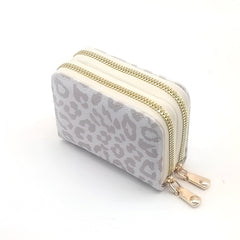 Xshe Women's Zip-Around Wallet with Flower Pattern, multi-card slots and Coin Holder