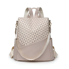 Xshe Women's Backpack Printing Fashionable all-Match Ladies Bag