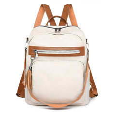 Xshe Women Soft Backpack – Breathable Daily Bag with Neat Stitching & Interior Pockets