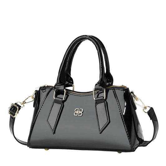 Xshe Women's Handbag,Pillow Design, Shoulder Messenger Bag with Gold Hardware