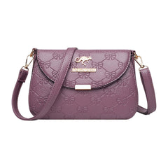 Xshe Women's Pu Leather Material With Cross-Border Pattern, Sling Bag
