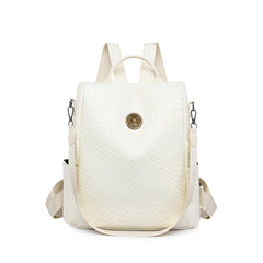 Xshe Women's New Woven Pattern Large Capacity Backpack