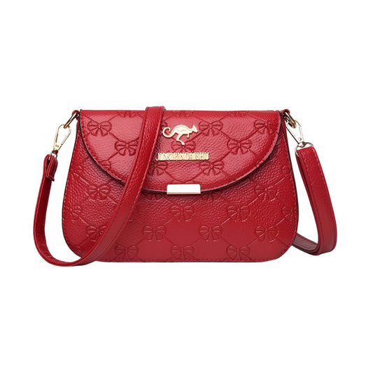 Xshe Women's Pu Leather Material With Cross-Border Pattern, Sling Bag