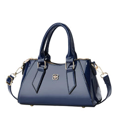 Xshe Women's Handbag,Pillow Design, Shoulder Messenger Bag with Gold Hardware