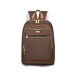 Xshe Women Elegant Travel Backpack – Stylish with Contrast Brown Accent, Multi-Compartment Design