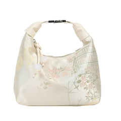 Xshe Women's Fabric Material With Flower Print Design, Sling Bag