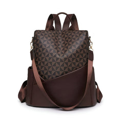 Xshe Women's Backpack Printing Fashionable all-Match Ladies Bag