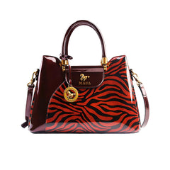 Xshe Women's Tote Bag – Floral Print & Embossed, Spacious Daily Shoulder Bag with Zipper Pockets and Cover Closure