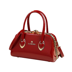 Xshe Women's Luxury Handbag | Diamond Lock & Chain Detail | Elegant Shoulder & Messenger Purse