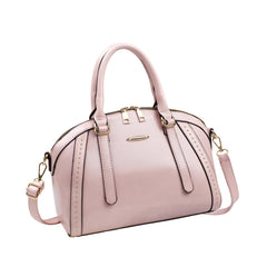 Xshe Women’s Tote Bag | Stylish Horizontal Handbag with Zipper Closure & Rivet Design | Daily Use Shoulder Bag