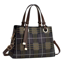 Xshe Women's Multi-Layer Shoulder Messenger Tote Bag | Stylish Large Capacity Handbag