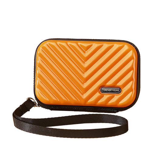 Women's Card Holder V Shape Multi-Card Slot Coin Purse Short PVC Wallet Zipper Bag