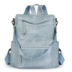 Xshe Women's Fashionable Backpack, Dual-purpose Anti-theft Bag