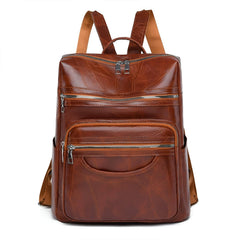 Xshe Women Stylish Checkered Backpack – Waterproof, Anti-Theft, Daily Wear-Resistant Design