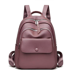 Xshe Women's Stylish Simple Backpack , Comfortable Travel Large Capacity Bag