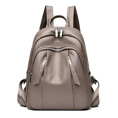 Xshe Women Stylish Backpack – Dual Zipper Design, Lightweight and Durable for Daily Travel