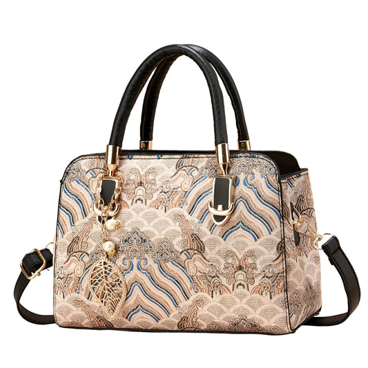 Xshe Women Stylish Tote Bag with Contrasting Colors – Medium Capacity Daily Shoulder Handbag