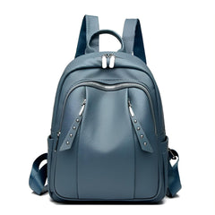 Xshe Women Stylish Backpack – Dual Zipper Design, Lightweight and Durable for Daily Travel