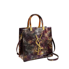 Xshe Women's Handbag | Stylish Vertical Square Tote with Zipper | Elegant Daily Bag for Office & Casual Use