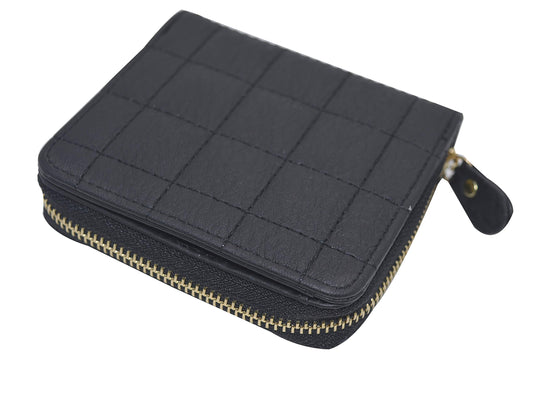 PU Leather/Square Design/Bifold Wallet/Card Holder/Clutch/Purse for Women/Ladies/Female/Size: 11 * 9 cm