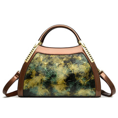 Xshe Elegant Women Printed Shell Handbag – Stylish Crossbody & Shoulder Bag With Zipper Closure