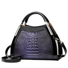 Xshe Women's Shell Handbag Elegant Purse with Contrast Detail & Shoulder Strap