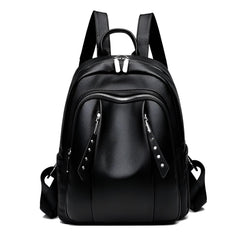 Xshe Women Stylish Backpack – Dual Zipper Design, Lightweight and Durable for Daily Travel