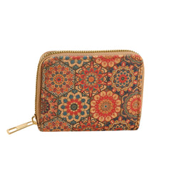 Xshe Women's, Zip-Around Bohemian Style Wallet , Card and Coin Holder