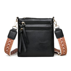 Xshe Women's Pu Leather Material With Textured Pattern, Sling Bag