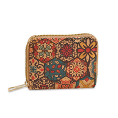 Xshe Women's, Zip-Around Bohemian Style Wallet , Card and Coin Holder