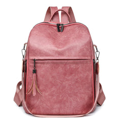 Xshe Women's Backpack, Cross Border Anti-Theft Simple Travel Bag