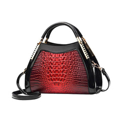 Xshe Women's Shell Handbag Elegant Purse with Contrast Detail & Shoulder Strap