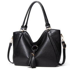 Women's Retro Shoulder Crossbody Bag with Multiple Internal Pockets