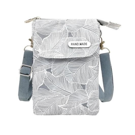 Xshe Women's Canvas Material With Five-Layer Zipper , Sling Bag