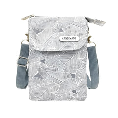 Xshe Women's Canvas Material With Five-Layer Zipper , Sling Bag