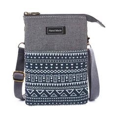 Xshe Women's Cotton Material With Print Design, Sling Bag