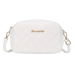 ladies Bag Christmas White Shoulder Bag Rhombus Crossbody Bag Fashionable Bag For Women