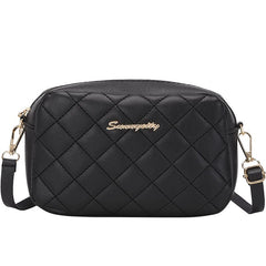 ladies Bag Christmas White Shoulder Bag Rhombus Crossbody Bag Fashionable Bag For Women