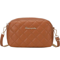ladies Bag Christmas White Shoulder Bag Rhombus Crossbody Bag Fashionable Bag For Women